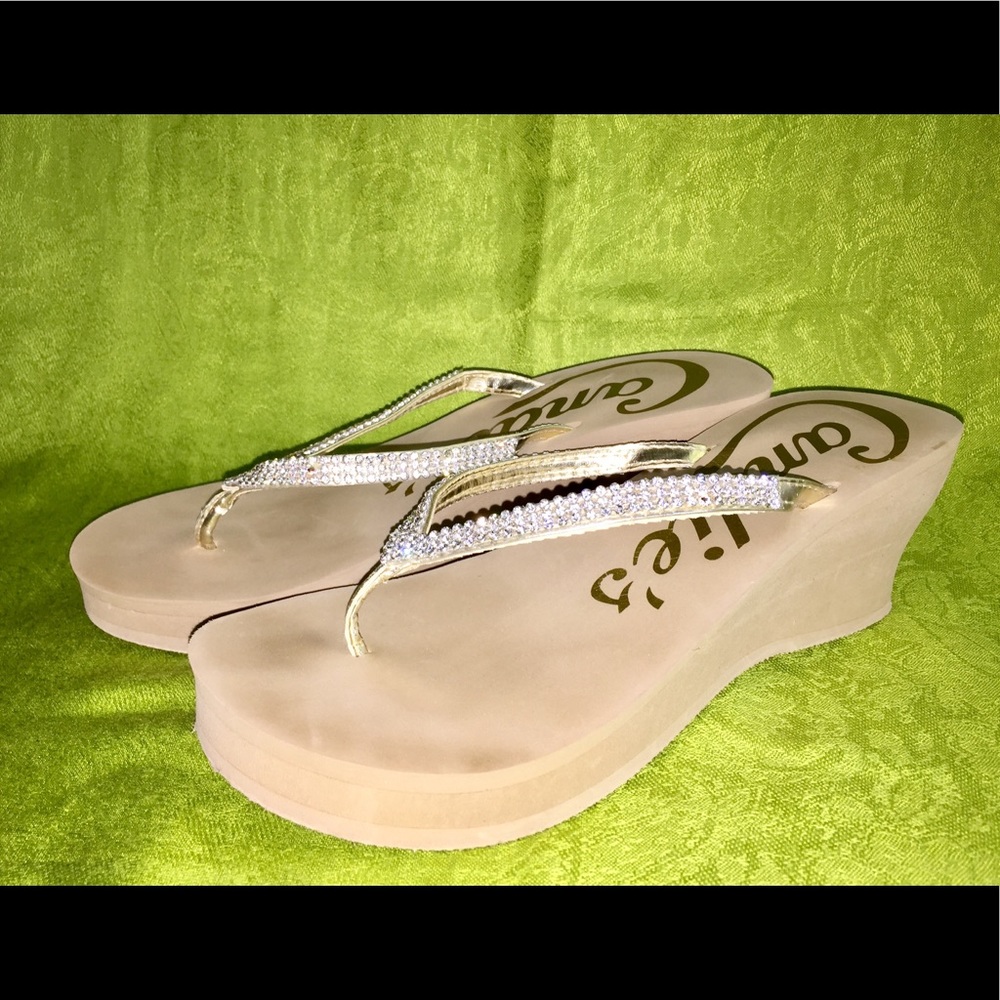 Candie's Platform Wedge Sandals